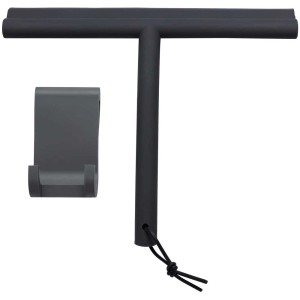 Diaqua tergivetro Scala antracite con supporto per bagno e doccia.