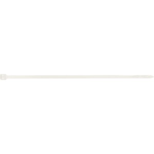 Serre-câble blanc, longueur 200 mm, pour regrouper câbles et fils.