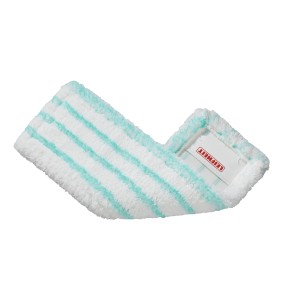 Panno di ricambio Leifheit Profi Micro Duo Mint, microfibra a righe menta.