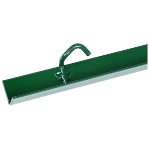 Guida di montaggio Videx verde scuro (120 cm) per fissare schermi per la privacy a pannelli a doppia barra.
