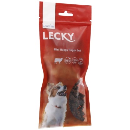 Eric Schweizer Snack per cani Lecky Mini Happy Happs Beef 120 g