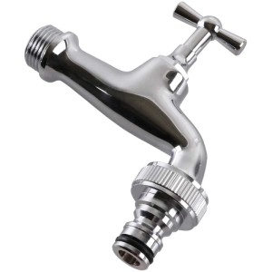 Robinet Gartec Aquajet Classic, chromé, pour systèmes d'eau froide.