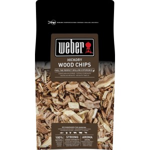 Trucioli di legno di noce americano Weber per griglie a carbone e a gas per esaltare il sapore della grigliata.