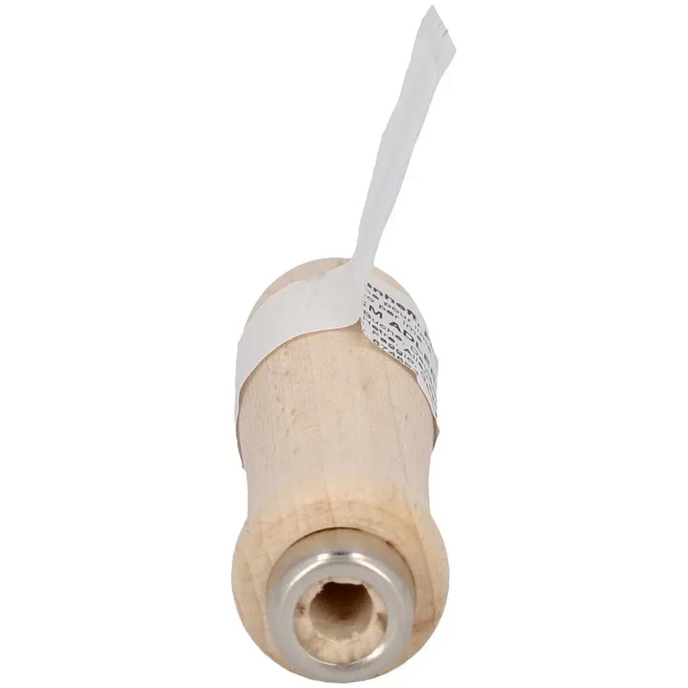 Bruciaincenso in ferro con manico in legno 12 cm diametro colore grigio