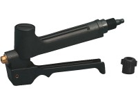 Gloria Kunststoff-Schnellschlussventil mit Siebrohr und Überwurfmutter Schwarz