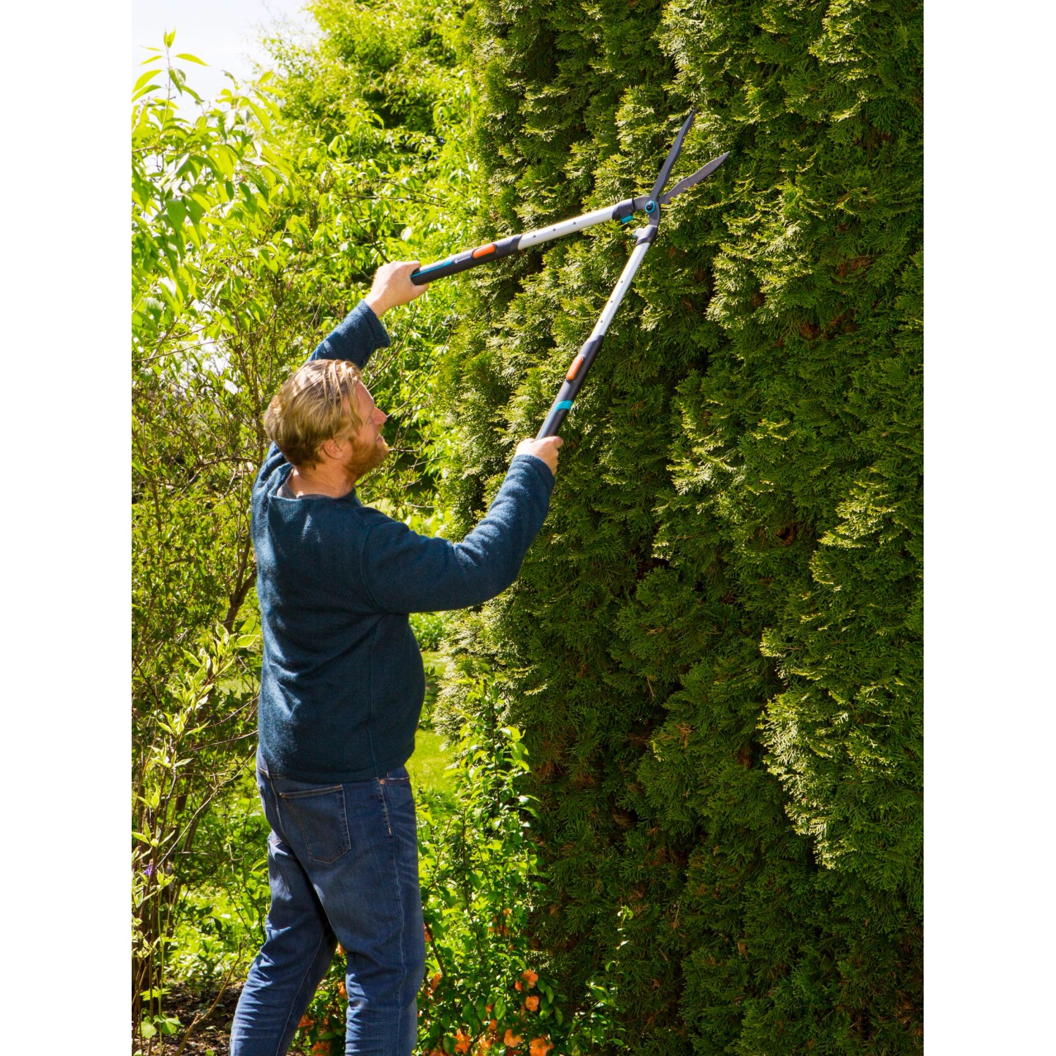 Gardena Heckenschere TeleCut Messerlänge 23 cm kaufen bei OBI