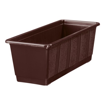 Blumenkasten Standard Braun (HxBxT) 14,5 x 17,5 x 39 cm
