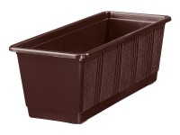 Blumenkasten Standard Braun (HxBxT) 14,5 x 17,5 x 39 cm