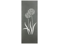 Nouvel Paravent Allium steckbar  Metall Anthrazit (HxBxT) 200 x 60 x 2 cm