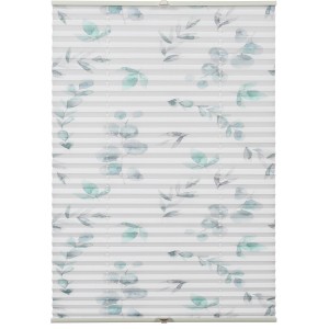 Gardinia Plissee Concept décor branche, 100x130 cm, fixation par clips, translucide.