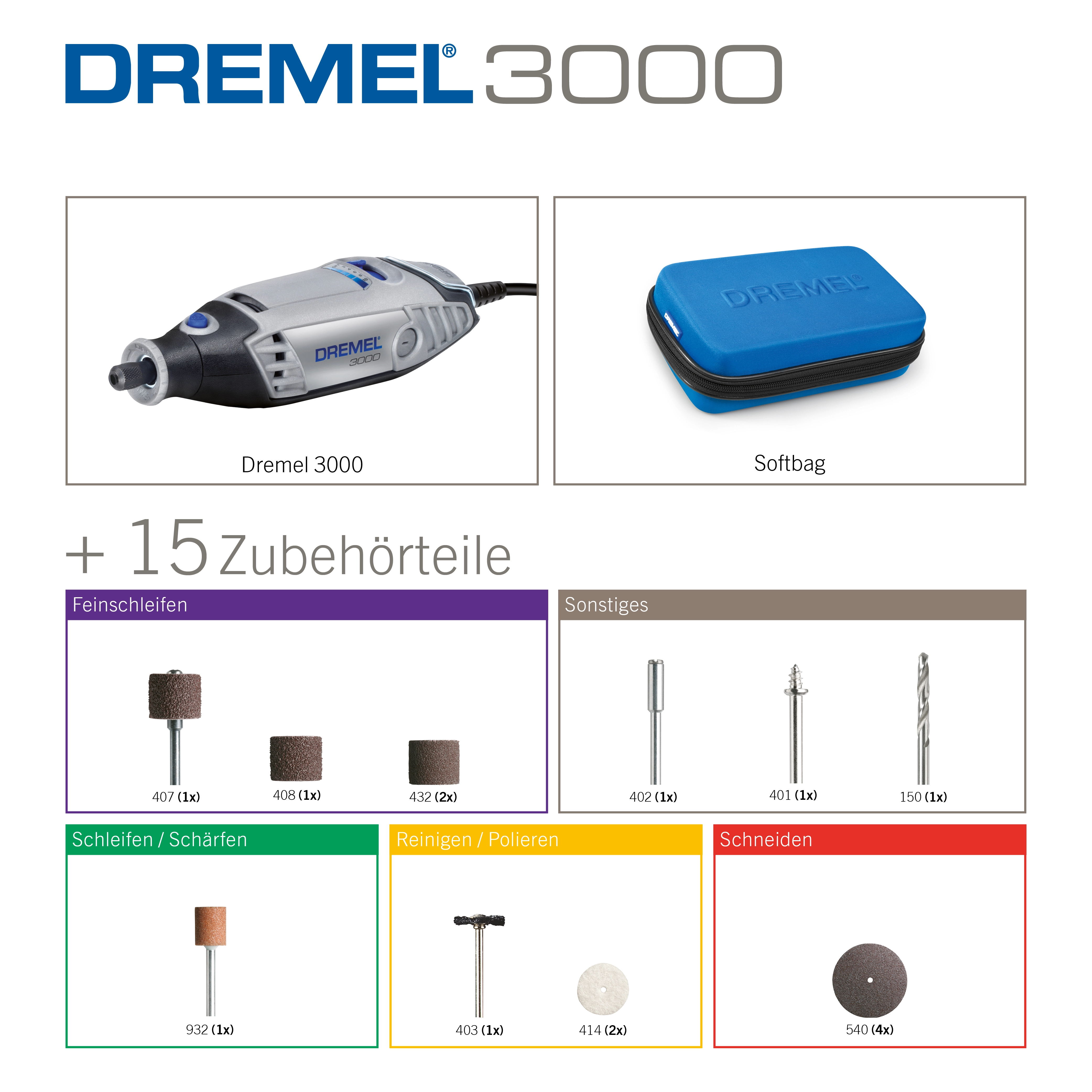 Dremel Serie 3000 (3000-1/25 EZ) - acquista su Galaxus