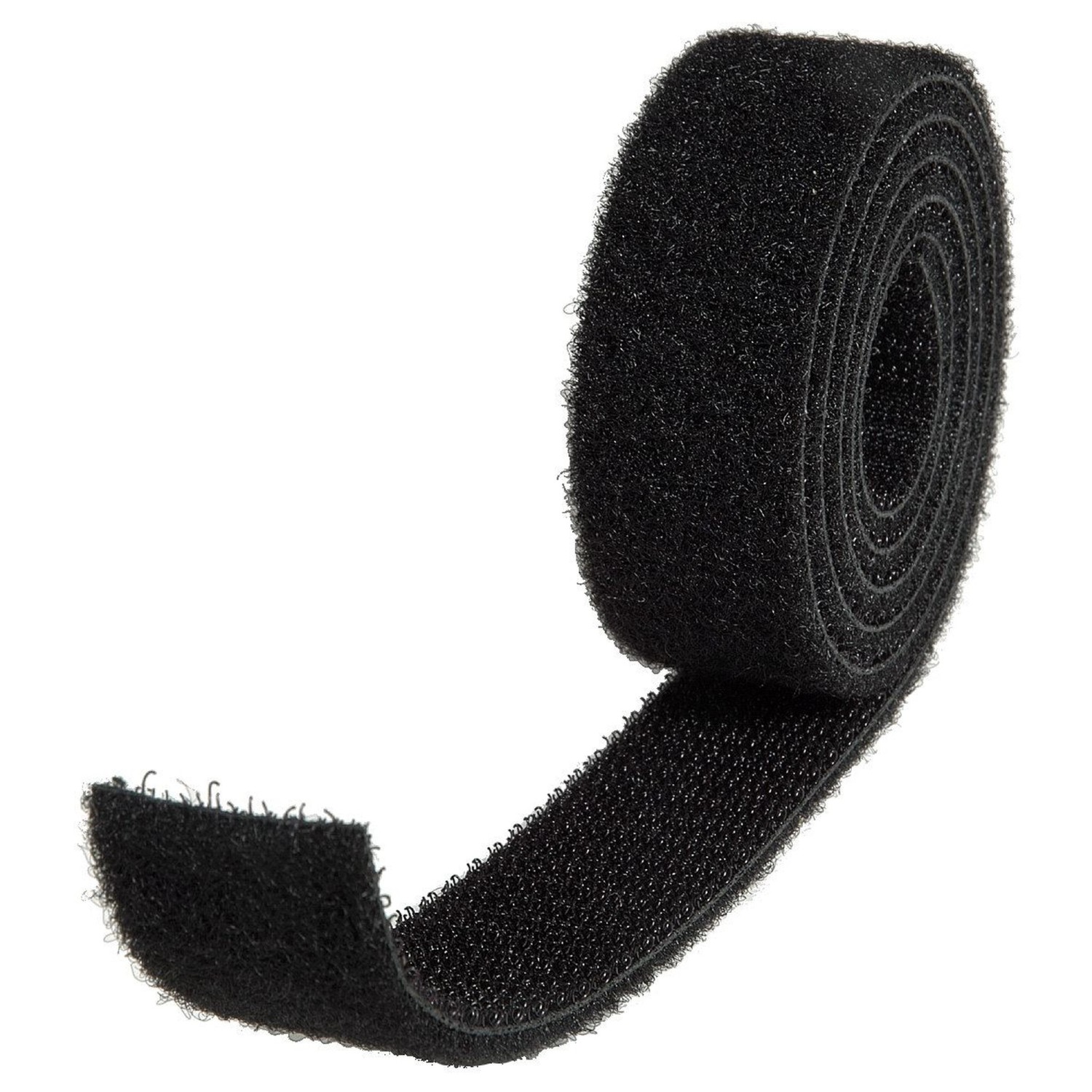 Fascette in velcro Nero 25 mm x 90 cm / 2 pz