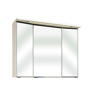 Armoire de toilette Pelipal Quantum Kompakt, 90 cm, blanc brillant avec éclairage LED.