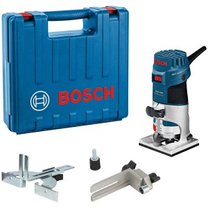 Fresatrice per bordi Bosch Professional GKF 600 con accessori e custodia
