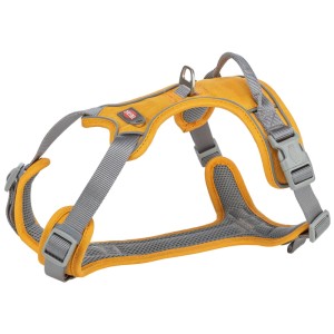 Pettorina per cani Trixie Premium Active color curry, regolabile per un comfort ottimale.