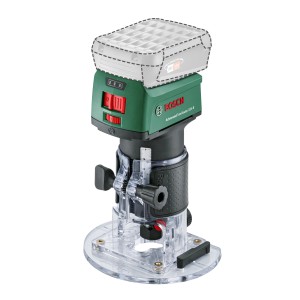 Fresatrice a batteria Bosch Advanced TrimRouter 18 V Solo per legno preciso.