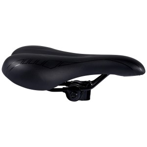 Sella Urban Mountain Bike nera per un ciclismo confortevole.