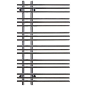 Radiateur sèche-serviettes Sonnenkönig Cora 2, chauffage chromé avec barres horizontales.