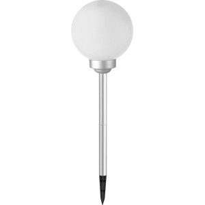 Lampada solare da esterno Trani LED, Ø 30 cm, a sfera con picchetto.