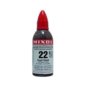 Mixol Abtönfarbe Nr. 22 Oxyd-Tabak, 20g. Abtönkonzentrat für Farben, Lacke & mehr.