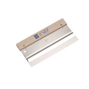 Spatule LUX Biflex, 270 mm, avec manche en hêtre et lame flexible en acier inoxydable.