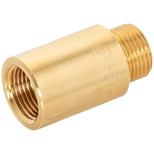 Prolunga per rubinetto in ottone, 30 mm, raccordo filettato per rubinetti e valvole di scarico.