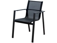 Acamp Stapelsessel Hollywood Anthrazit / Nero (HxBxT) 84 x 57 x 58 cm