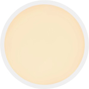 Plafonnier LED blanc Sapana, Ø 29,4 cm, pour salle de bain et salon, lumière blanc chaud.