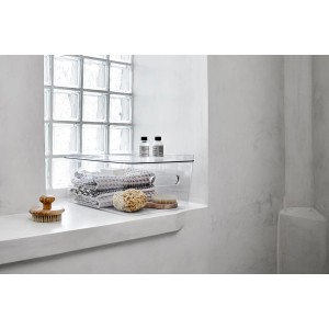 SmartStore Compact Clear L Deckel, klar, als Untersetzer oder Tablett nutzbar.