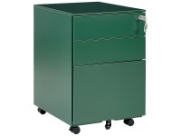 Beliani Armadio ufficio Cami metallo Verde (HxLxP) 60 x 39 x 50 cm
