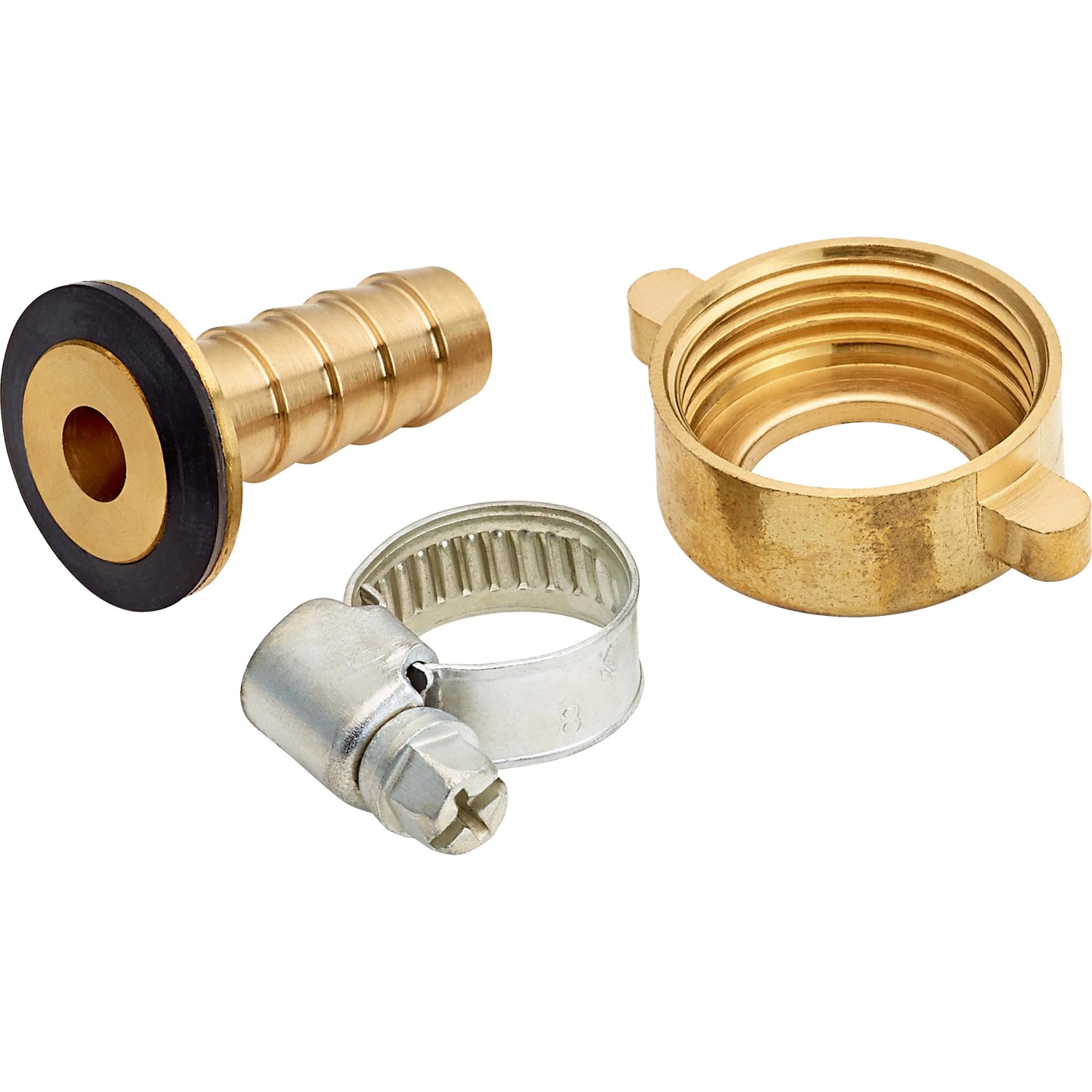 4 Raccorderie Per Tubo Da Giardino In Ottone: Adattatori Da 1/2” E 3/4” Per Rubinetti E Lavatrici. Attacco Universale E Antiruggine.