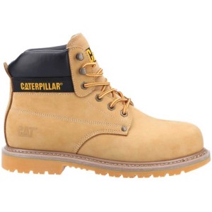 Scarpa antinfortunistica Cat Powerplant S3 marrone taglia 41 in pelle nabuk.