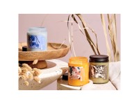 Duftkerze Fruity Bloom Sojawachs Geranium-Lavendel Bergamotte Vanille 3er-Set