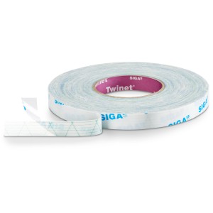 Nastro Siga Twinet, rotolo da 20mm x 50m per accessori isolanti.