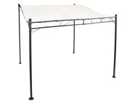 Anbaupavillon Creme (HxBxT) 2,5 x 3 x 2,5 m