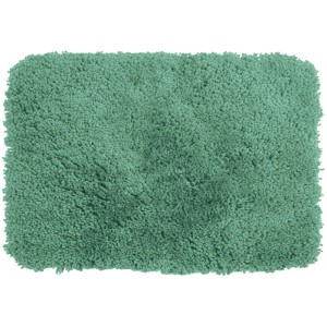 Tappeto da bagno Spirella Highland verde basilico, 60x90 cm. Tappeto da bagno soffice per un bagno accogliente.