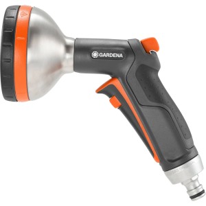 Gardena Premium Multibrause: Doccia a mano con 5 getti per irrigazione giardino.