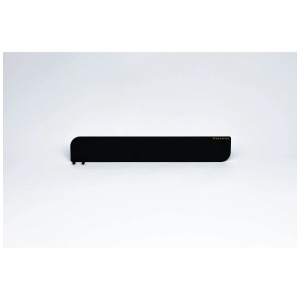 Support de gel douche MagSpike L noir, design plat pour un montage peu encombrant dans la salle de bain.