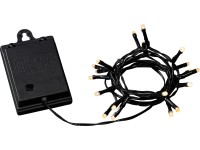 Konstsmide LED-Lichterkette mit Timer Warmweiss 20 LEDs