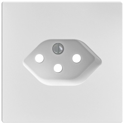 Feller Steckdose Frontplatte EdizioDue 1 x T13 Weiss