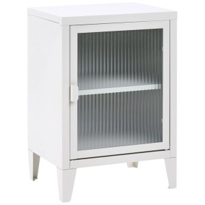 Beliani Armoire de bureau Oreti gris clair 57 x 40 x 30 cm