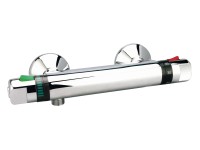 Thermostat-Duscharmatur Trebbia verchromt