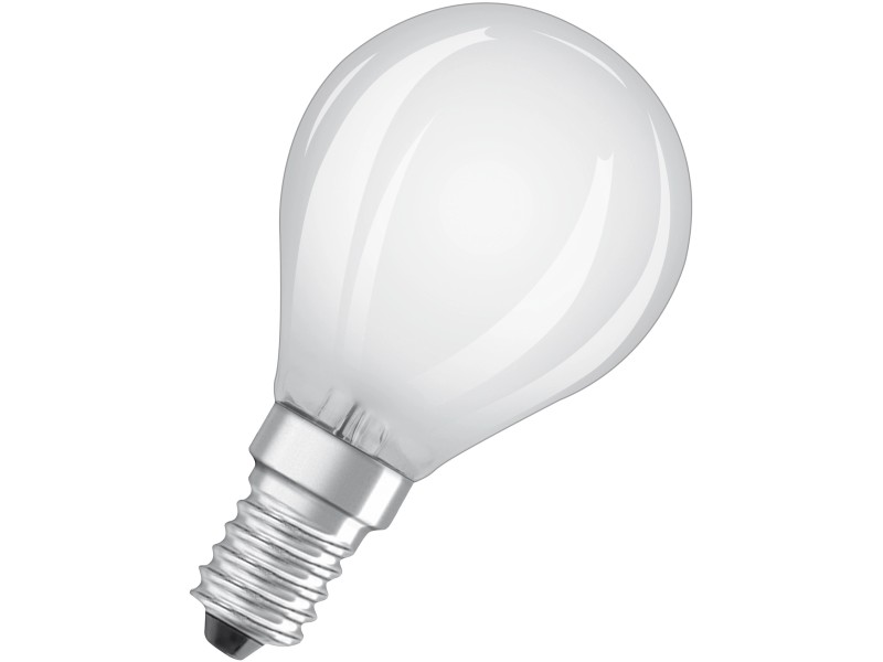 Osram Lampadina LED a goccia filamento opaco E14 Bianco caldo 15 W / 136 lm