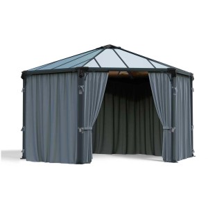 Set di tende per gazebo Palram Roma/Monaco, altezza 214 cm, lunghezza 234 cm.