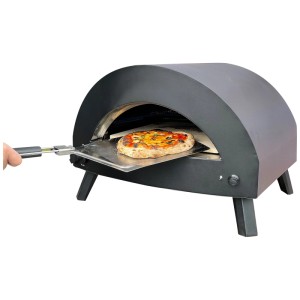 Sunset BBQ® Gas-Pizzaofen Como Schwarz 40 x 55 x 51 cm