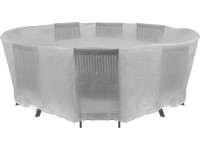 BWO Schutzhülle für Tisch mit Stühlen mit Kordelzug (HxBxT) 80 x 210 x 295 cm