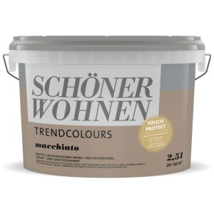 Schöner Wohnen Trendfarben Tester Cosy White, peinture murale mate en pot.