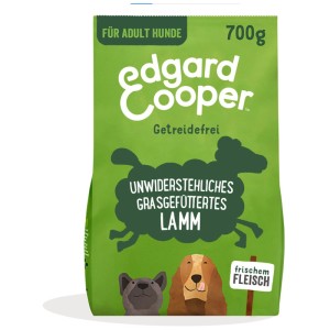Edgard & Cooper cibo secco per cani Adult Agnello, sacco da 700g, senza cereali.