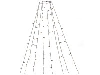 Konstsmide Baummantel gefrostet 240 LEDs Bernsteinfarben Länge 7,4 m