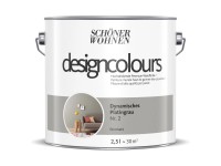 Schöner Wohnen Wandfarbe Designfarben Dynamisches Platingrau matt 2,5 l